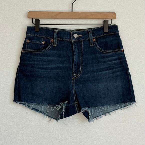 Levi's Pants - Levi's Cutoff High Rise Blue Shorts Stretch Size 29